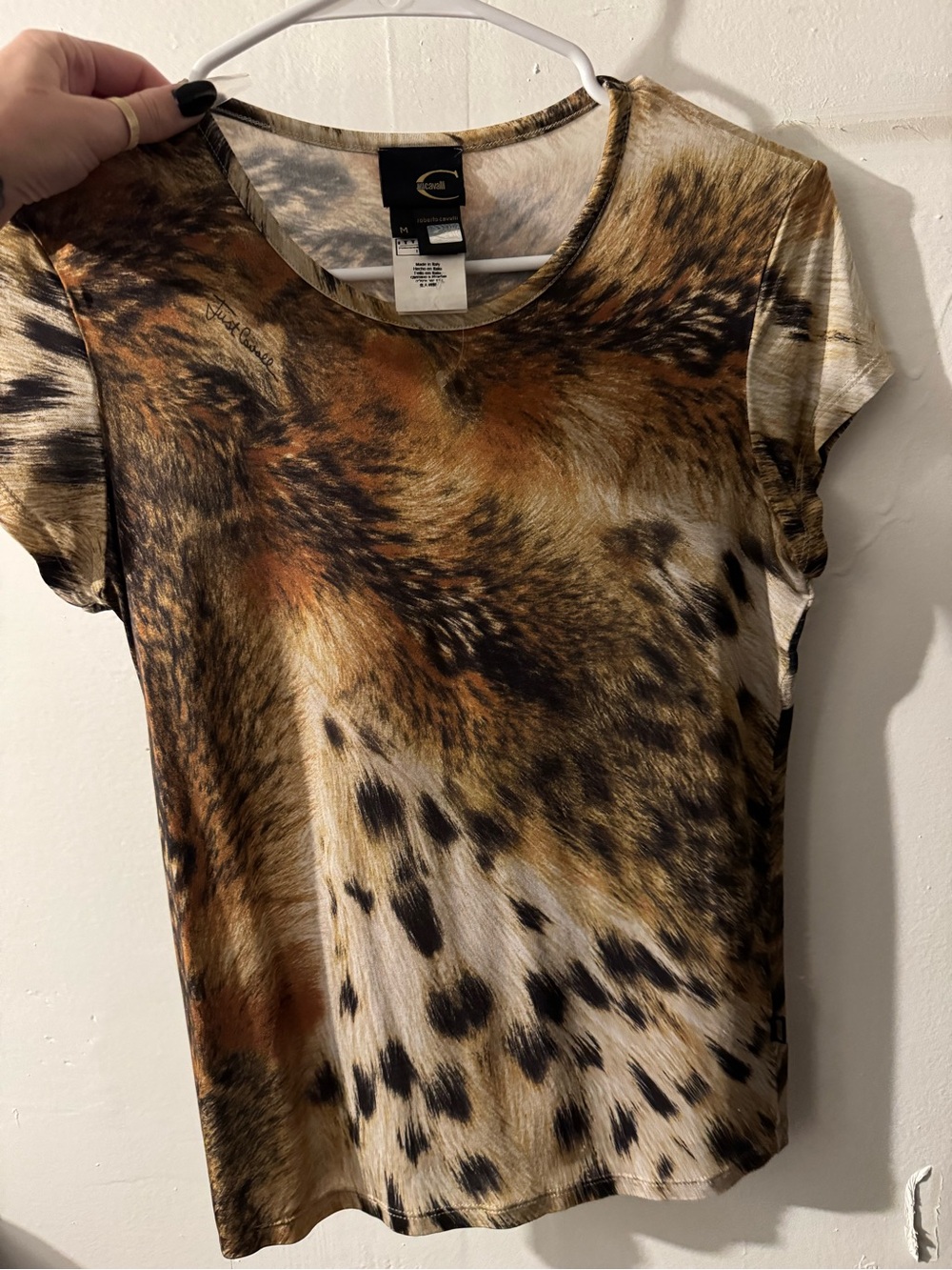 Just Cavalli animal print tee